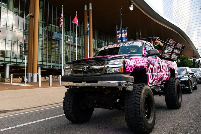 90-Minute Monster Truck Joyride City Tour of Nashville - Printers Alley, Bicentennial Capitol Mall State Park, and Marathon Village