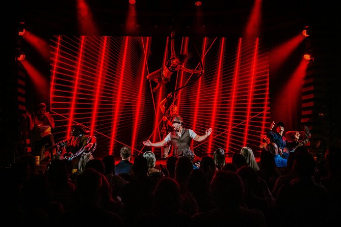 Adult Comedy Show & Cirque-Style Performance at Woolworth Theatre - The Shiners concept: moonshiners, acrobatics, and adult laughs