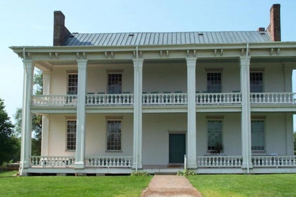 Civil War History Tour – The Battle of Franklin, Tennessee - Carnton Plantation: architecture, antiques, and cannon impact details