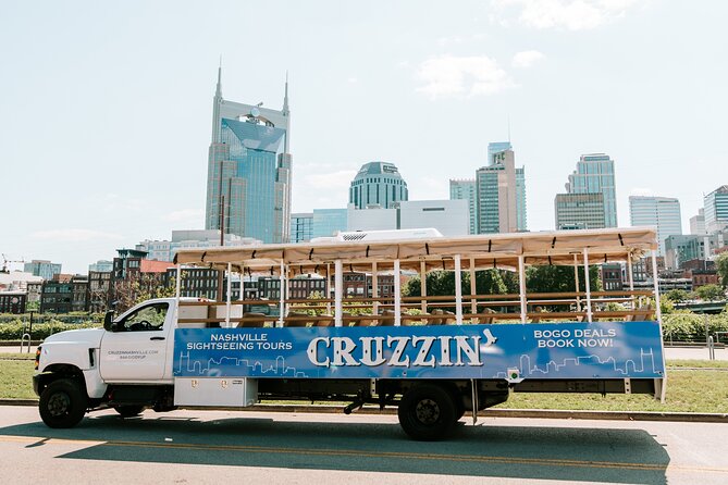 Cruzzin' Nashville Narrated Sightseeing Tour by Open-Air Vehicle - Timing: How to Schedule Around the 1.5-Hour Loop