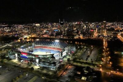 Downtown Nashville Helicopter Tour - Broadway from above: neon honky-tonks and the best seat in town