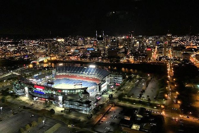 Downtown Nashville Helicopter Tour - Broadway from above: neon honky-tonks and the best seat in town