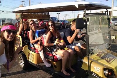 Downtown Nashville Shopping Tour by Golf Cart - Meeting Joyride Tours and getting your route set