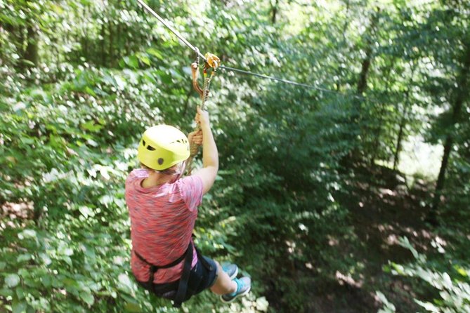 Fontanel Zipline Forest Adventure at Nashville North - What the Lines Feel Like: Up to 1000 Feet Long