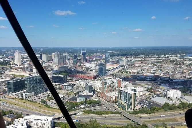 Helicopter Tour of Downtown Nashville - Pilot commentary: why it makes the flight more than scenery