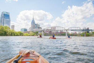 Kayak Rental in Downtown Nashville with Shuttle - The 3-mile downriver route: calm water, skyline views, real photo time