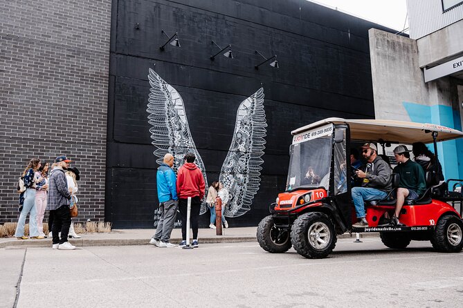 Murals of Nashville Instagram Tour by Golf Cart - The mural route: Gulch to East Nashville, with SoBro and Midtown in the mix