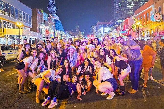 Nashville Bar Crawl with VIP Club Entrance and Bonus Shots - Your walking route: from Coyote Ugly to the Printer’s Alley area