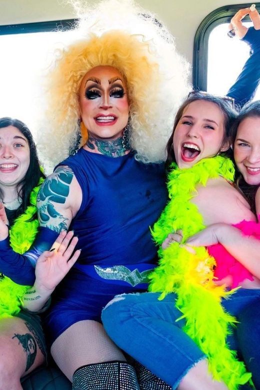 Nashville: Drag Queen Party Bus w/Games, Dancing & Drag Show - Where the fun starts: check-in at 1517 Church St and the Tribe area