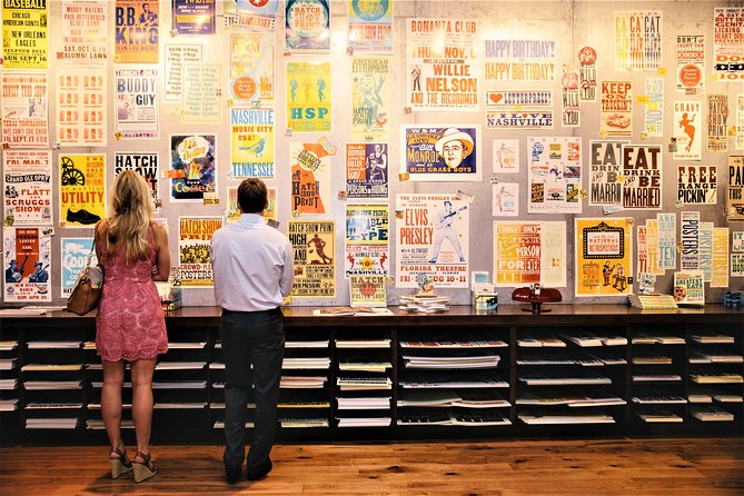 Nashville Hatch Show Guided Letterpress Tour with Souvenir Poster - Where this Hatch Show Print experience fits in Nashville