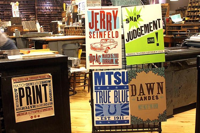 Nashville Hatch Show Guided Letterpress Tour with Souvenir Poster - Who this tour is best for (and who should think twice)