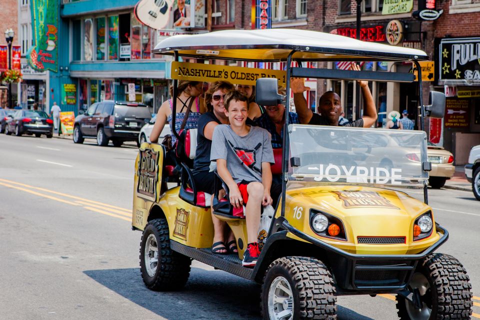 Nashville: Sightseeing Cart Tour - Timing and comfort: daytime ease vs. evening chill