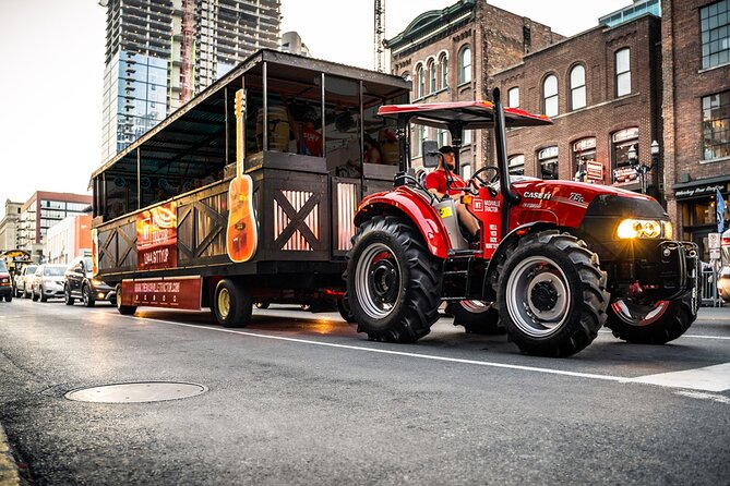 Private Downtown Nashville Party Tractor Tour 21+ Only! - Stop 1: downtown Nashville from a rolling party platform