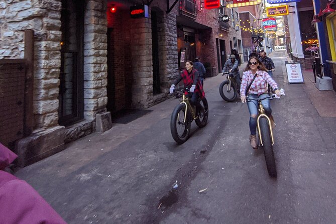 The Original Music City Electric Bicycle Guided City Tour 16miles - 12th South, Wedgewood Houston, Printers Alley, and Sevier Park